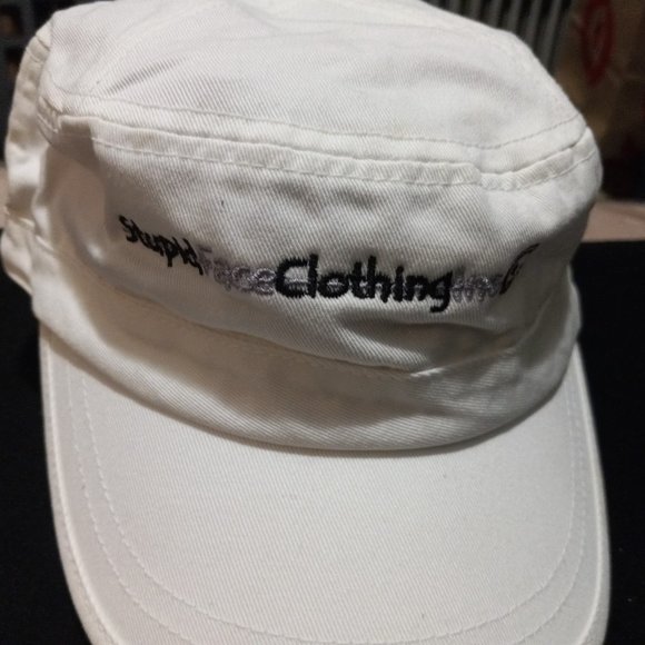 Texas Hold 'Em Poker - SF - One Size Fits All Off White Adjustable Army Hat Cap - Picture 2 of 4